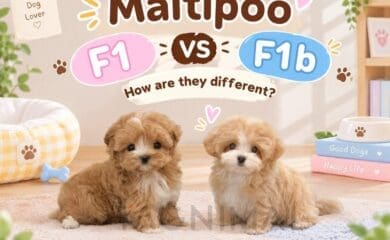 F1 vs. F1B Maltipoo comparison: first-generation Maltese-Poodle mixes versus backcross Maltipoos.
